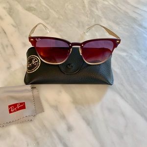 Authentic Ray-Ban Clubmaster Metal Sunglasses